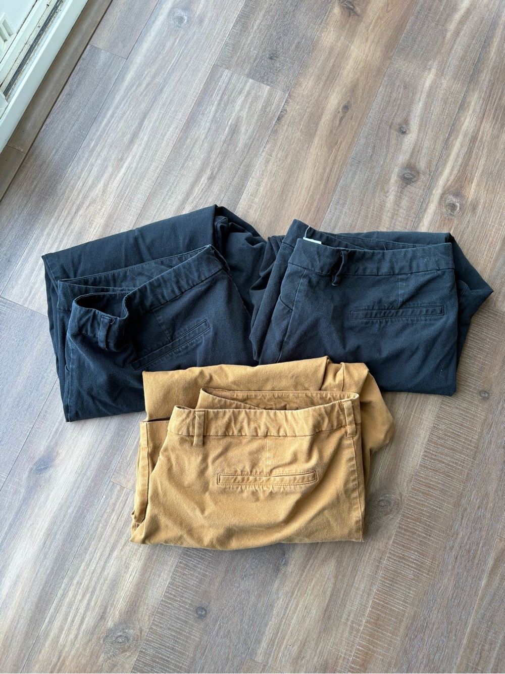BUNDLE OF 3!!! Old Navy Women’s Pixie Pants in Black and Tan